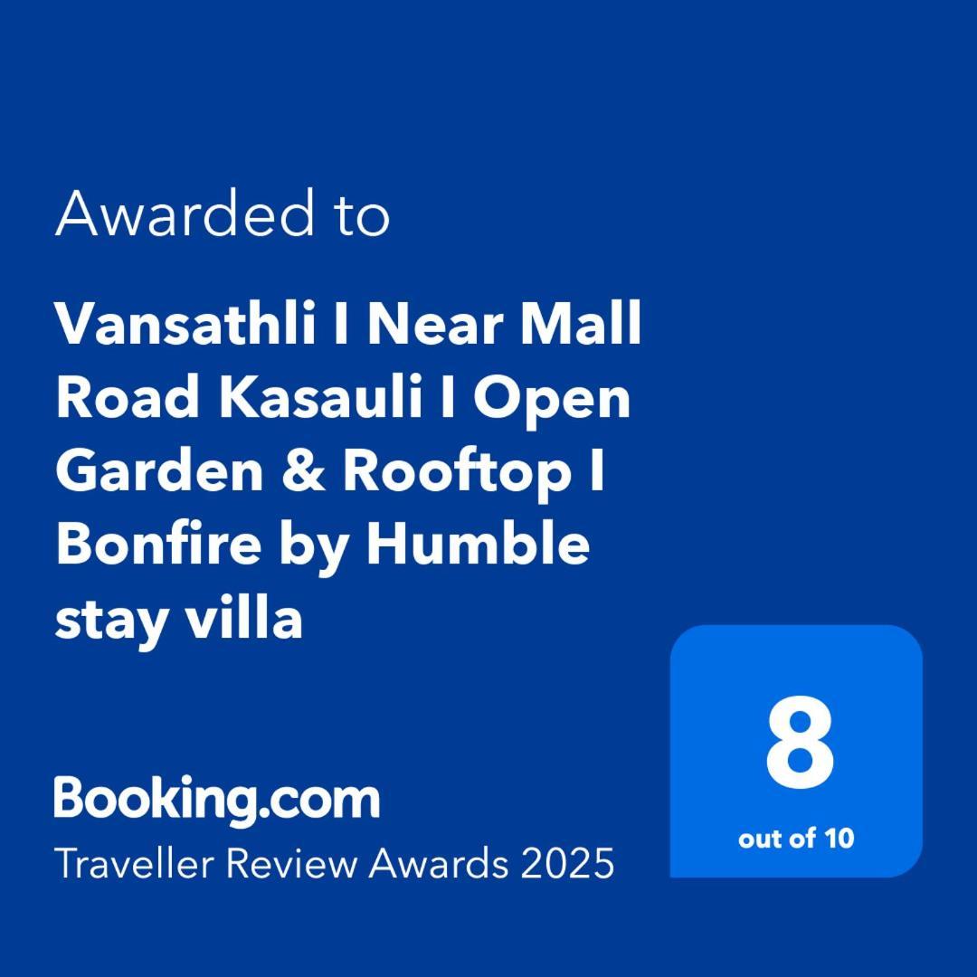 Vansathli I Near Mall Road Kasauli I Open Garden & Rooftop I By Humble Stay Villa Exterior foto
